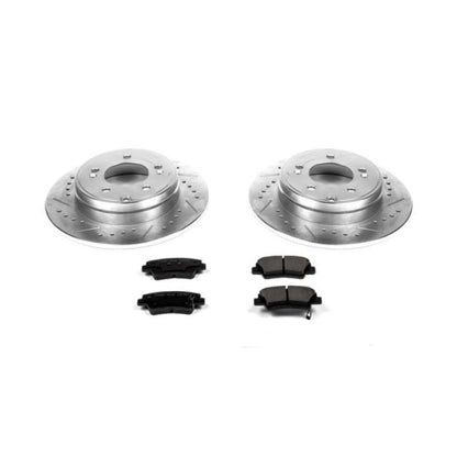 Power Stop 09-11 Hyundai Azera Rear Z23 Evolution Sport Brake Kit