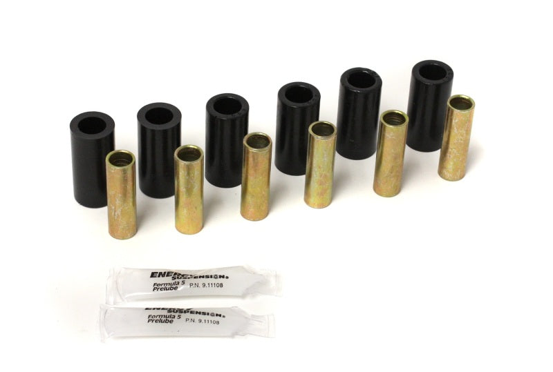Energy Suspension Cj Sprg Bush/ Frt ou Rr - Preto