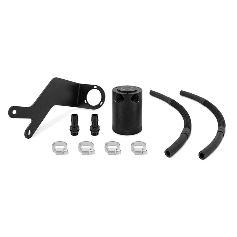 Mishimoto 2018 - 2020 Subaru Crosstrek Kit de lata de captura de aceite con deflector - Negro