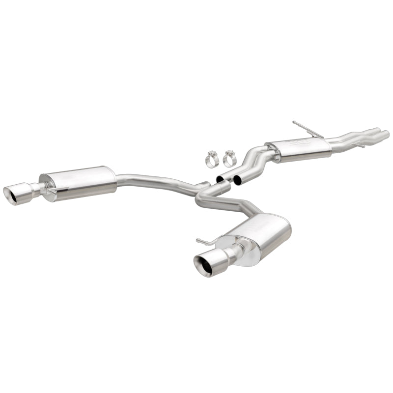 MagnaFlow Sys C/B 12-15 Audi A6 / A7 3.0L V6 SS 2.5in Dual Split Traseiro Ext 4in Tips