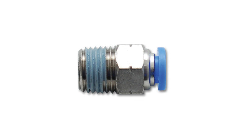 Conexión recta macho vibrante para tubería de 1/4 pulg. de diámetro exterior (rosca NPT de 1/16 pulg.)