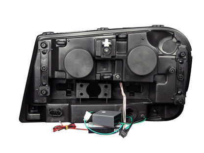 ANZO 2002-2009 Chevrolet Trailblazer Faróis projetores com halo preto