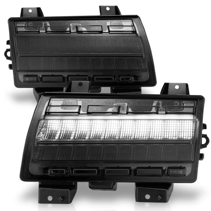 ANZO Wrangler 18-21/Gladiator 20+ LED Side Marker Lights Smoke com sinal sequencial