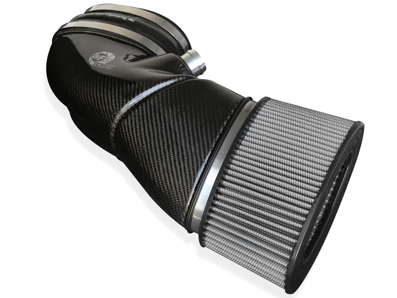 Sistema de admissão de ar de fibra de carbono aFe MagnumFORCE Stage-2 Pro DRY S 08-13 BMW M3 (E9X) V8 4.0L