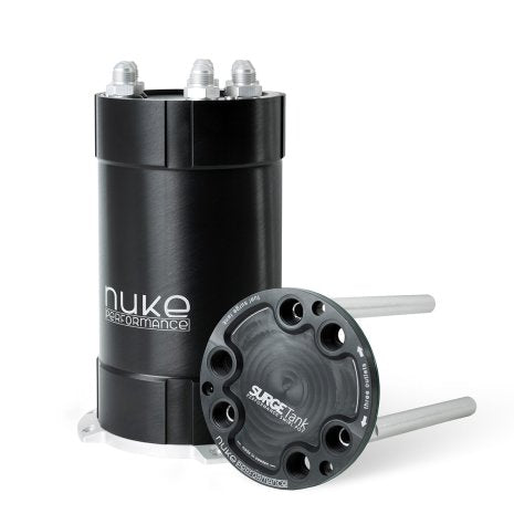 AN6 2L Black Aluminum High Flow Fuel Surge Pot Tank With 044 External Fuel Pump | Australia AN6 2L Black Aluminum High Flow Fuel Surge Pot Tank With 044 External Fuel Pump | Australia
