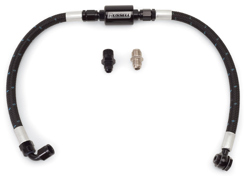 Edelbrock Fuel Hose Assembly Proclassic Finish w/ Competition Filter SBC
