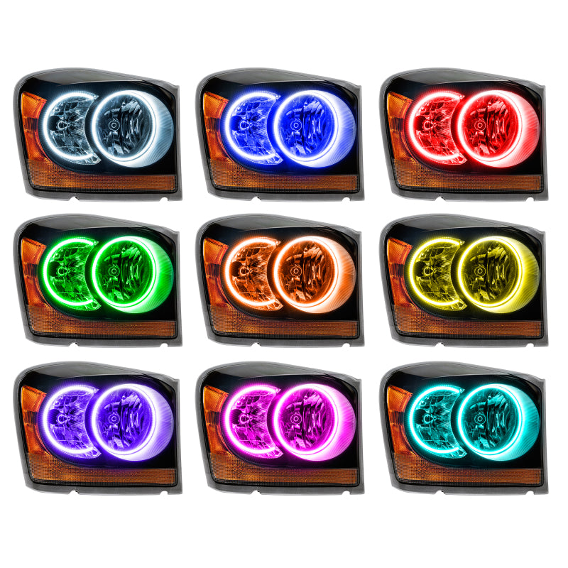 Oracle 04-06 Dodge Durango SMD HL - Black - ColorSHIFT w/ 2.0 Controller