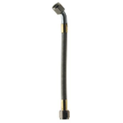 Fragola -8AN Hose Assembly Straight x 45 Degree Alum Nut 12in