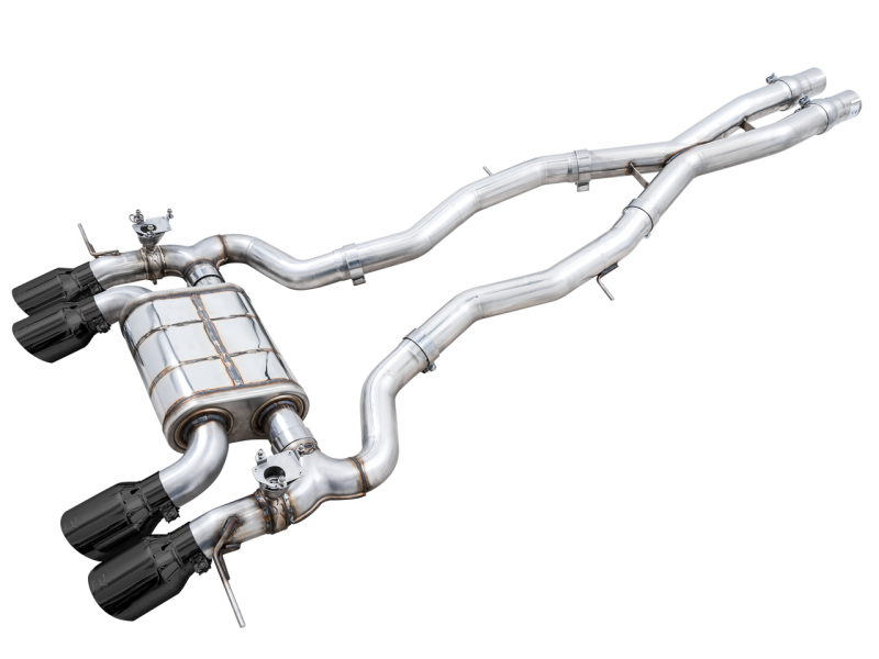 Escape AWE SwitchPath Catback para BMW G8X M3/M4 - Diamond Black Tips