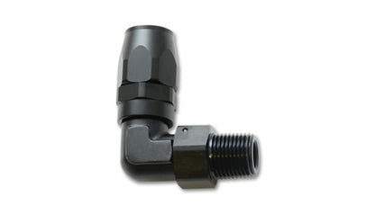 Encaixe de extremidade de mangueira de 90 graus NPT macho vibrante -10AN - 3/8 NPT