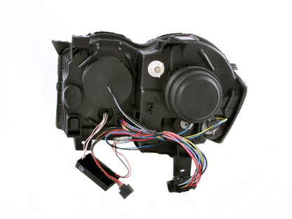 ANZO 2008-2010 Jeep Grand Cherokee Projetor Faróis c/ Halo Black (CCFL)