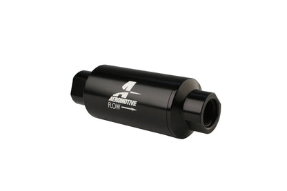 Filtro em linha aeromotivo - AN-10 - preto - 10 mícrons
