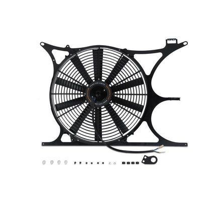 Mishimoto 92-99 BMW E36 Performance Alum. Kit de cubierta de ventilador con elec. Controlador de ventilador (NPT y sonda incl.)