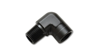 Vibrante adaptador de tubo de 90 grados NPT hembra a macho de 3/8 pulg.