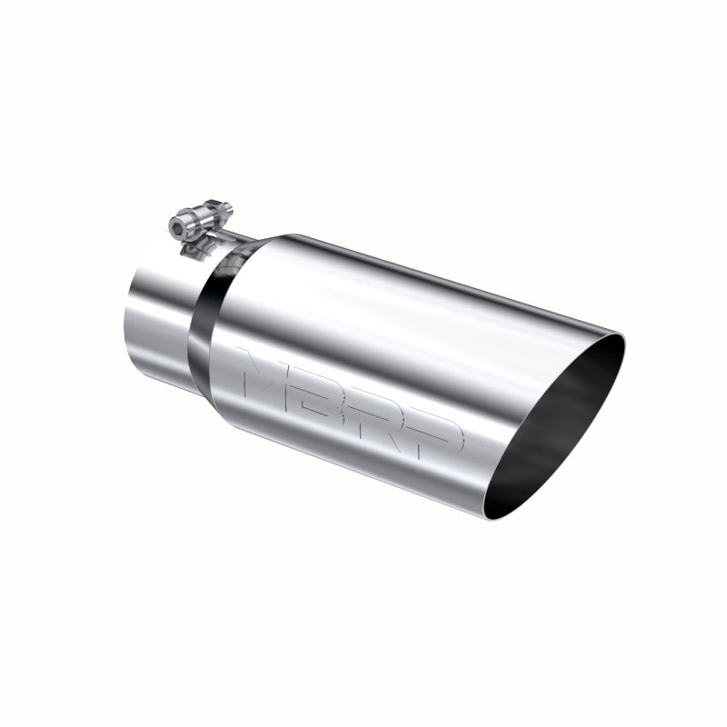 MBRP Punta universal 5 OD Ángulo Pared simple 4 entradas 12 longitud