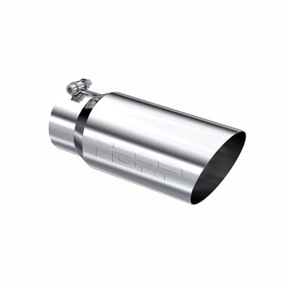 MBRP Punta universal 5 OD Ángulo Pared simple 4 entradas 12 longitud