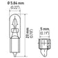 Hella Bulb 2723 12V 23W W2X46D T15