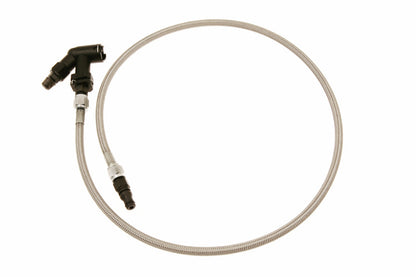 McLeod Line Assy Mustang 2005-Up 36in con accesorios de clip de alambre macho y purgador de codo
