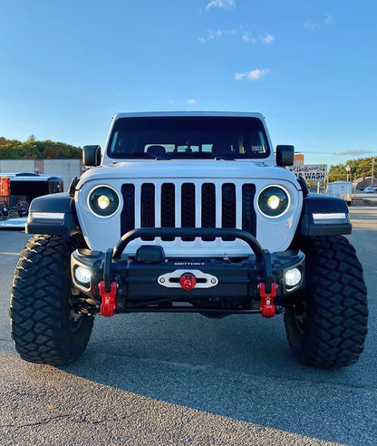 Oracle Oculus Bi-LED Projector Headlights for Jeep JL/Gladiator JT - Matte Blk - 5500K