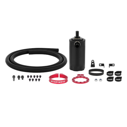 Mishimoto Recipiente de captura de aceite con deflector universal - Rojo