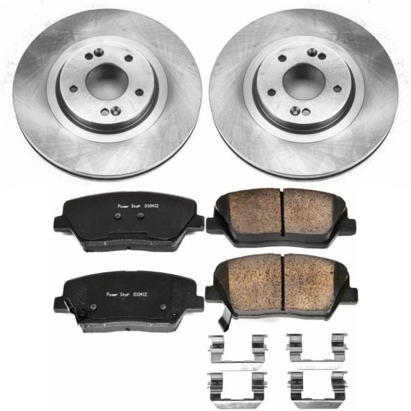 Power Stop 13-18 Hyundai Santa Fe Sport Delantero Autospecialty Juego de Frenos