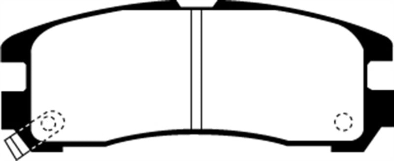 EBC 92-96 Mitsubishi Expo Greenstuff Rear Brake Pads
