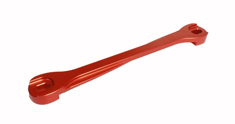 Torque Solution Billet Amarre de batería: Subaru WRX/STi/Legacy/Forester/Outback Red