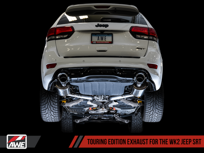 AWE Tuning 2020 Jeep Grand Cherokee SRT Touring Edition Escape - Puntas plateadas cromadas