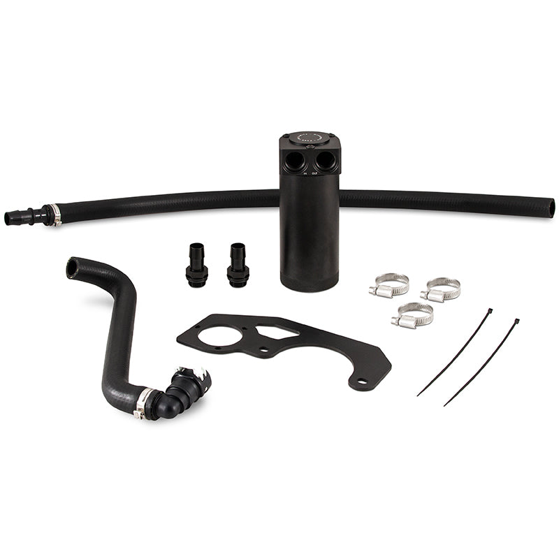 Mishimoto 2018+ Jeep Wrangler JL 2.0L Baffled Oil Catch Can Kit - Preto