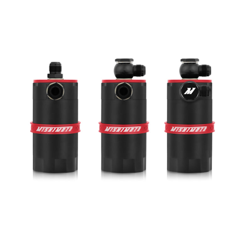 Mishimoto Recipiente de captura de aceite con deflector universal - Rojo