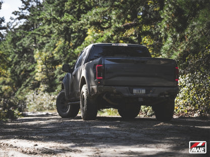 Kit de conversão de tubo de escape AWE Tuning 2017+ Ford Raptor com ponteiras pretas diamante