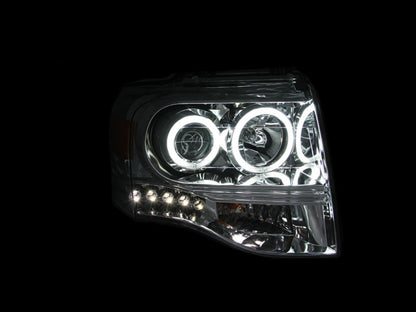 ANZO 2007-2014 Ford Expedition Projetor Faróis cromados