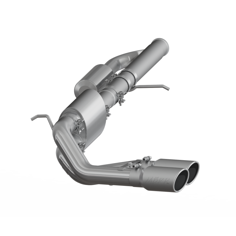 MBRP 09+ Chevrolet Silverado 1500 4.3L 3in Pre-Eje doble salida Cat Back - T409