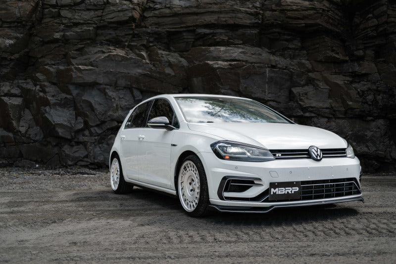 MBRP 15-19 VW Golf R 3 pol Cat Back Escape de saída única Pro Series com exclusão de válvula - T304