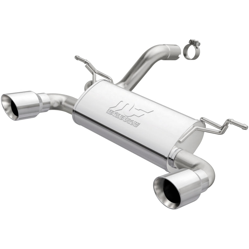 MagnaFlow 2018+ Jeep Wrangler 3.6L Escape de eje trasero con punta doble pulida
