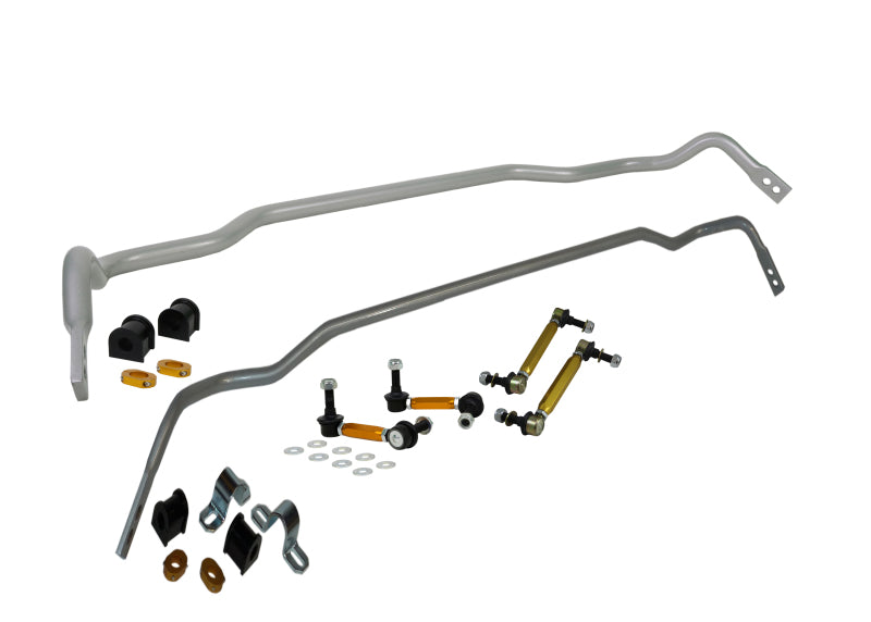 Whiteline 18-19 Kia Stinger (Incl. GT/GT1/GT2/Premium) Kit de barra estabilizadora delantera y trasera con enlaces finales