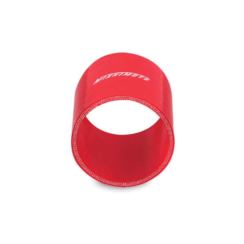 Acoplador recto rojo de 2,5 pulgadas Mishimoto