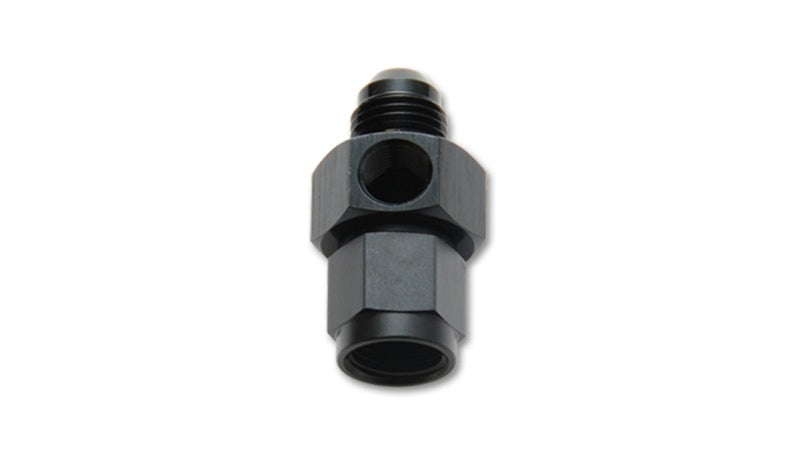 Adaptador de União Vibrante -4AN Macho para -4AN Fêmea com Porta NPT de 1/8 pol.