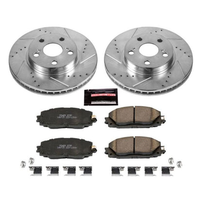 Power Stop 11-17 Lexus CT200h Kit de freno delantero Z23 Evolution Sport