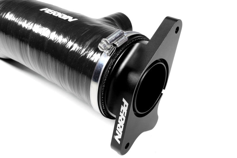 PERRIN 22-26 Subaru WRX / 20-25 LGT & OBXT Turbo Inlet Hose w/Turbo Adapter Flange (Long) - Black