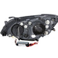 ANZO 2001-2005 Lexus Is300 Projector Headlights w/ Halo Black