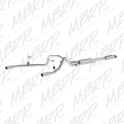 MBRP 2015 Ford F-150 5.0L 3in Cat Back Doble salida trasera AL Sistema de escape