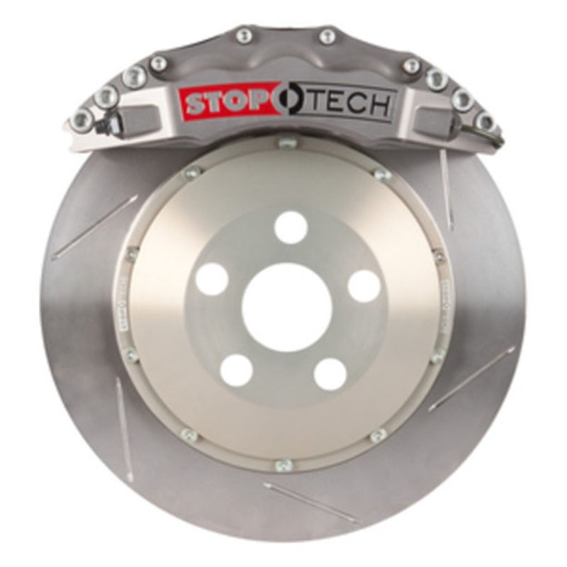 StopTech BBK 08+ BMW 135i Front 355x32 Trophy Calipers Slotted Rotors Pads and SS Lines