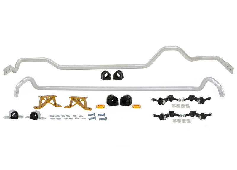 Whiteline 2007 Subaru WRX STi Sedan somente kit de barra estabilizadora dianteira e traseira de 24 mm
