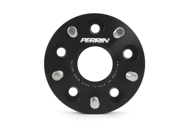 Perrin 17-18 Honda Civic Type R 64.1mm Hub 5x120 27mm Espaciadores de rueda (un par)