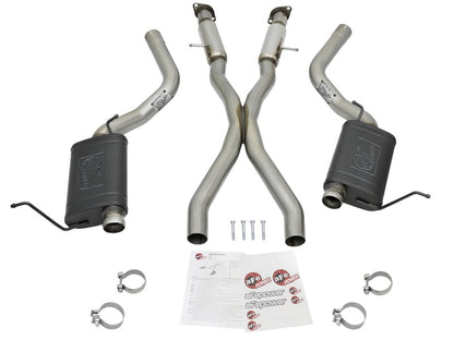 Sistema de escape aFe MACHForce XP 12-17 Jeep Grand Cherokee WK2 SRT8 V8-6.4L 304SS Cat-Back