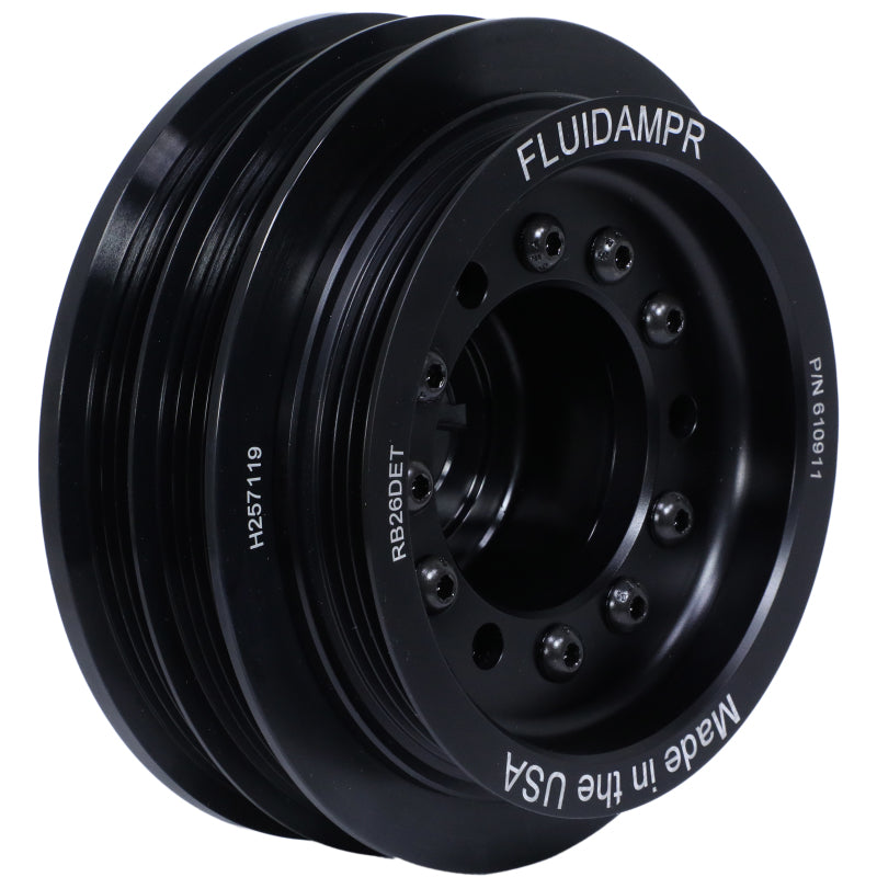 Fluidampr Nissan RB26DET Phase-2 BCNR33 GT-R / BNR-34 GT-R Amortiguador de acero balanceado internamente
