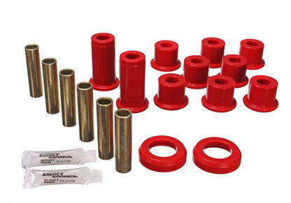 Energy Suspension 82-04 GM S-10/S-15 Pick-up 2WD / 82-04 S-10 Blazer Vermelho Traseiro Folha Mola Conjunto Bucha
