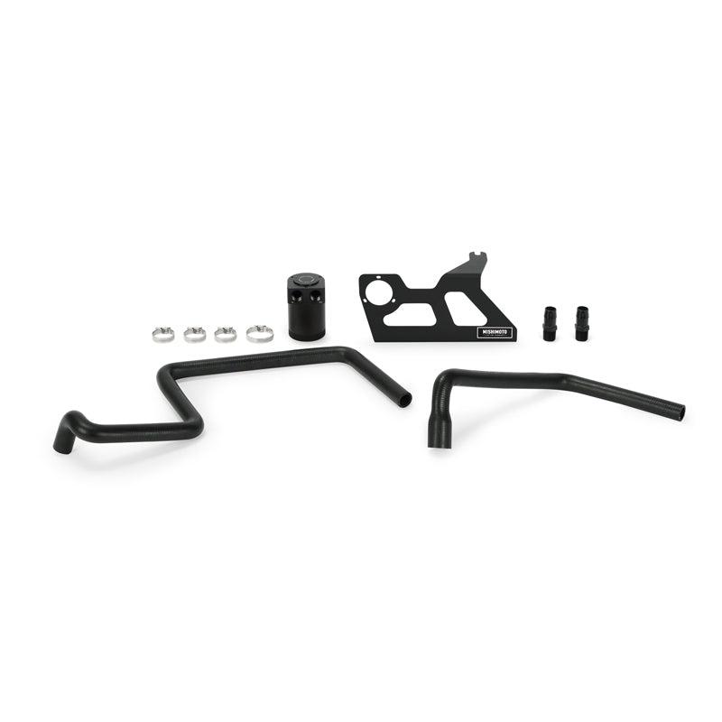 Mishimoto 07-11 Jeep Wrangler JK Baffled Oil Catch Lata - Preto