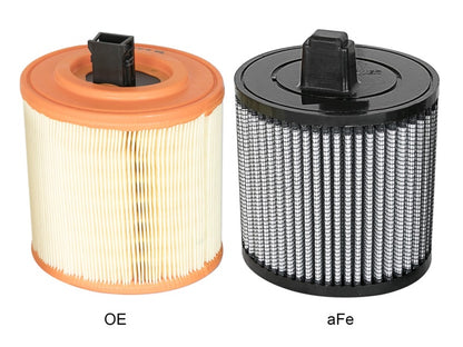 aFe MagnumFLOW Filtros de aire OER Pro Dry SA/F 16-17 Cadillac ATS-V V6-3.6L (tt)